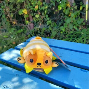 Sandoichis cute dog plush NWT puppy kids toy squish tan gold sandwich animal foo